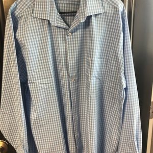 Men’s long sleeve shirt. Van Heusen. Size XL; 17; 34/35